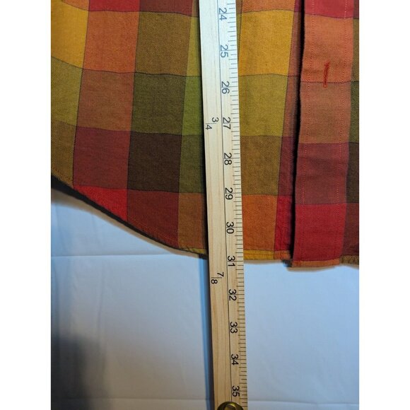 VTG Viyella Men's Country Bold Checkered Button Wool Shirt Sz M - Picture 10 of 10